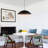 Kensaku 1 - Light Matte Black Dome Pendant-1670172060