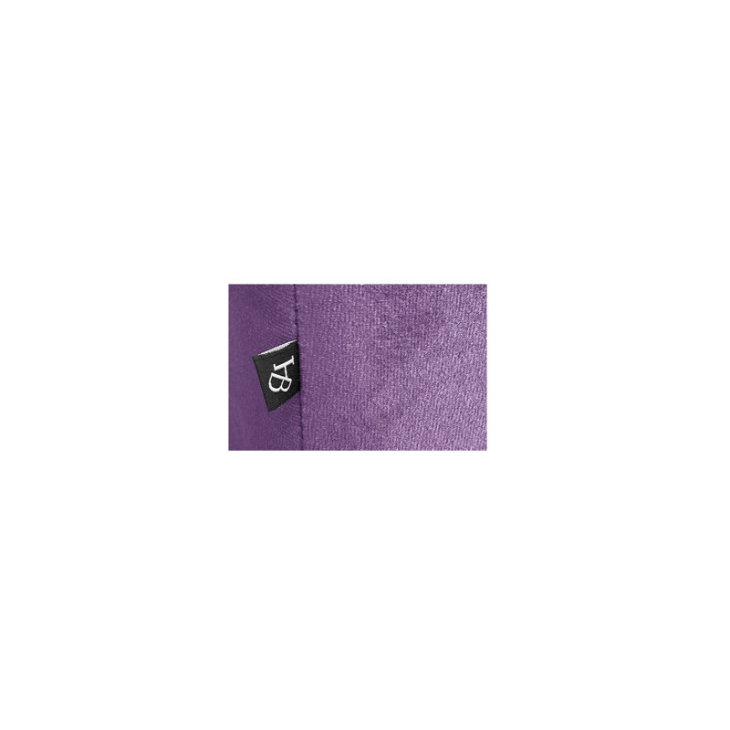 Baroque Upholstered Bench, Purple