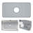 26" x 14" Silicone Sink Grid, Non-Slip Sink Bottom Protector with Drain Hole, Heat-Resistant & Flexible Kitchen Sink Mat