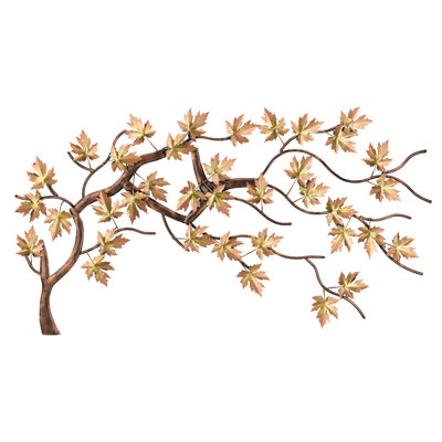 43 Inch Wide Tree of Life Metal Outdoor Wall Decor with Multi Color Weather Resistant Finish for Indoor and Outdoor Home Accent