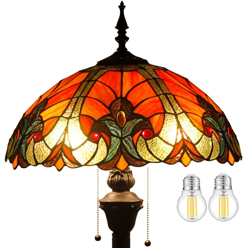 Alexiah 64'' Bronze Antique Traditional Floor Lamp