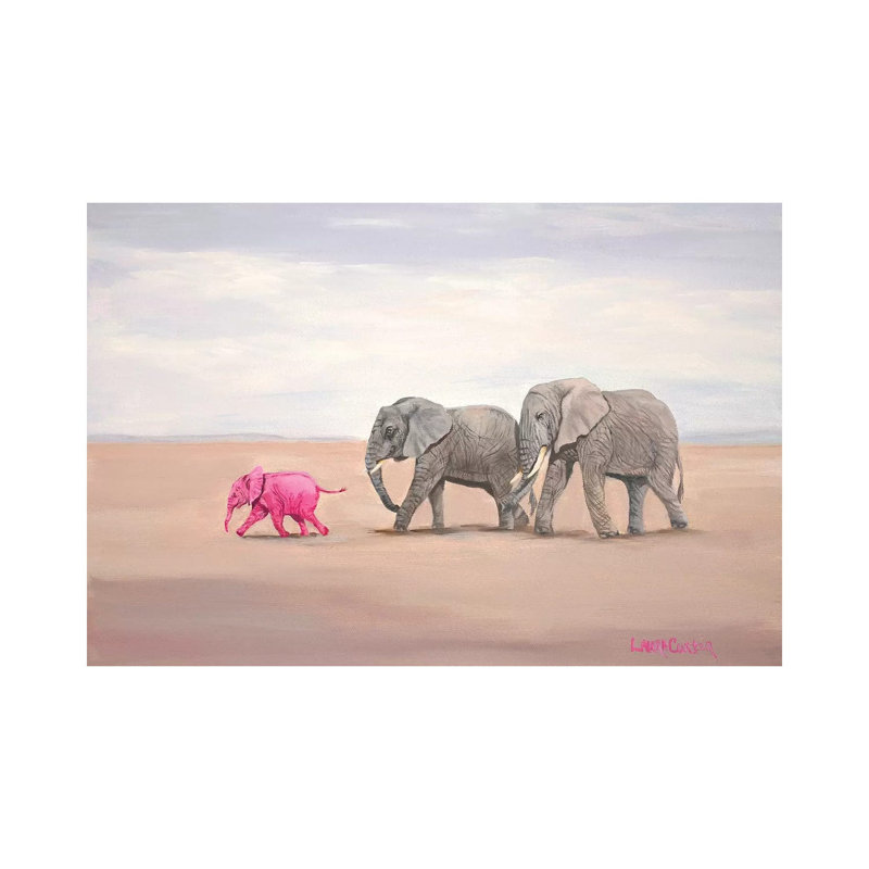 Going To The Beach by Laura Curtin - Wrapped Canvas Gallery-Wrapped Canvas Giclée, 66.04 cm H x 45.72 cm W x 1.91 cm D