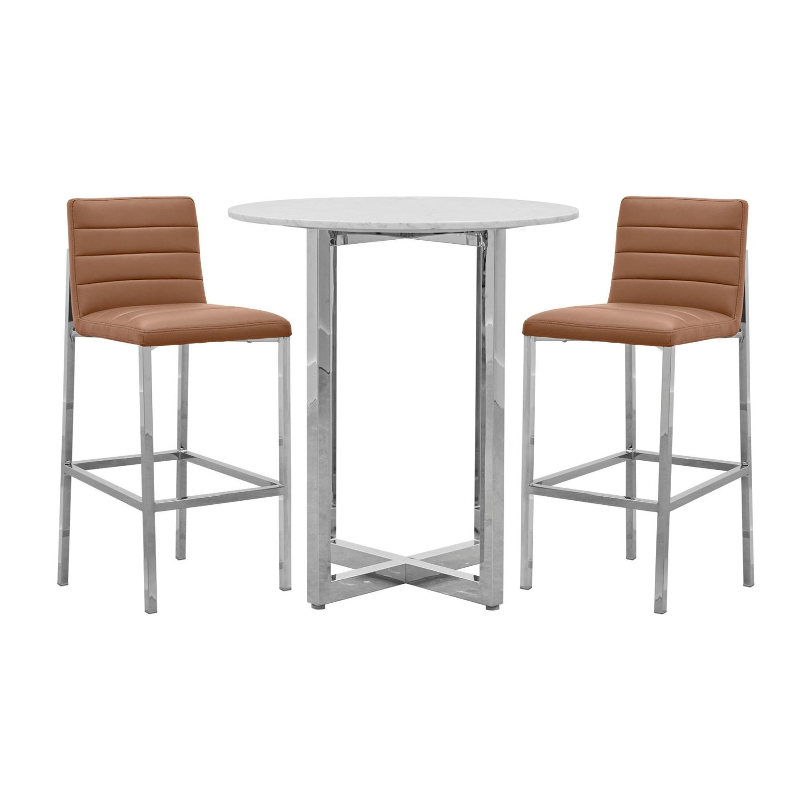Misa Bar Stool, Bar Stool (30" Seat Height), Cognac