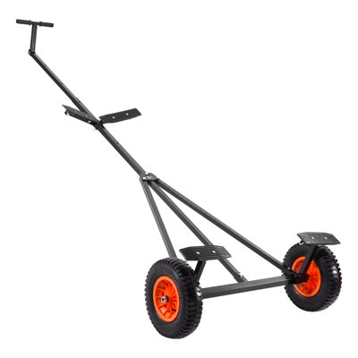 420lbs Boat Trailer Dolly Mover Adjustable Length with 15.7 in Pneumatic Tires