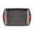 Rachael Ray Yum-o! 9-Inch by 13-Inch Nonstick Oven Lovin' Lasagna and Cake Pans, Set of 2, Gray with Red Handles