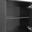 Buffet Sideboard With 3 Doors And Mental Legs-1973594076