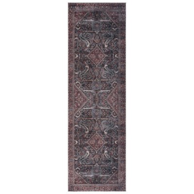 Adream Oriental Dark Green/Rust Area Rug