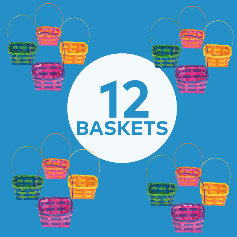 The Holiday Aisle® Bamboo Decorative Basket