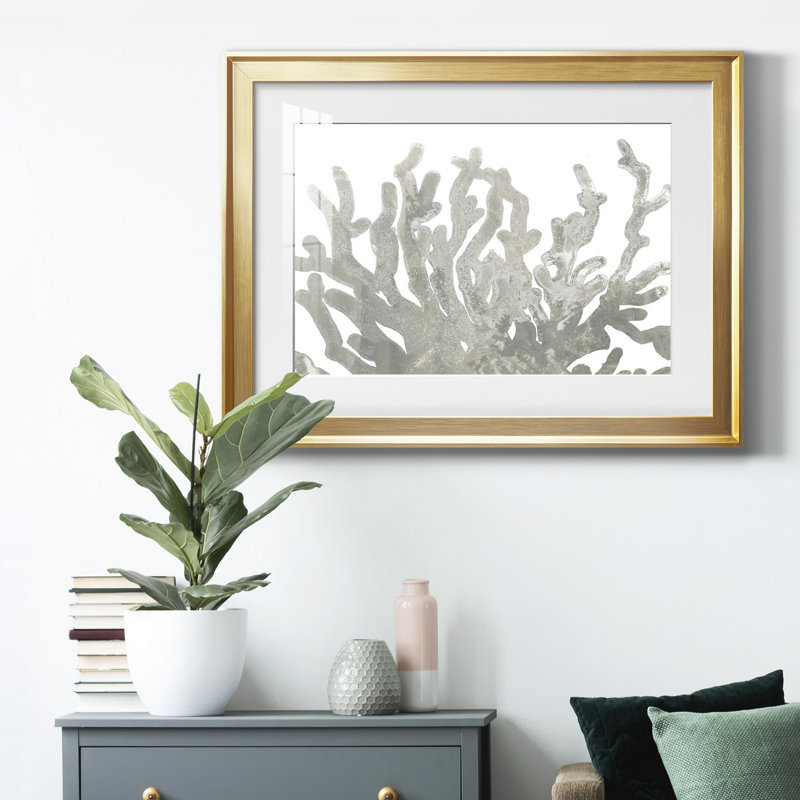 Stone Macro Coral III, reproduction encadrée de qualité supérieure - prête à être accrochée, H 30,5 po x l 42,5 po x P 1 po
