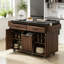 Îlot de cuisine avec armoire de rangement pour poubelle-130184940