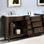 Davian Single Bathroom Vanity with Marble Top-33584384