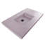 Newterra Concrete Handmade Rectangular Console Bathroom Sink-110136442-70734338