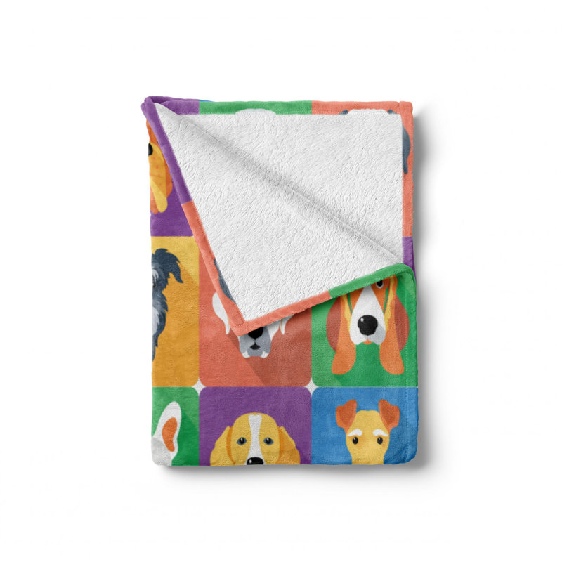Hand Woven Throw Blanket, 50" W x 60" L