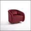 Fauteuil d'appoint pivotant avec assise rembourrée-131260952
