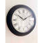 Horloge murale élégante Elegant, 11,8 pouces de diamètre, cadre en plastique noir, couvercle en verre véritable, 1,8 pouce d'épaisseur | Décoration élégante et fonctionnelle | Parfait pour le salon, la chambre à coucher et les espaces de bureau-105520938