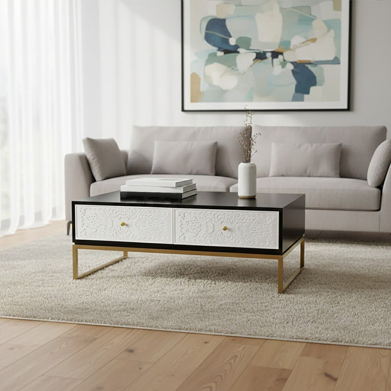 Azaneth Frame Coffee Table with Storage