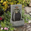 Outdoor Urn Fountain with Lights