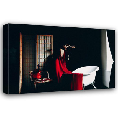 Mercer41 Bolgov, art sur toile tendue de la galerie Ruslan: The Red Song