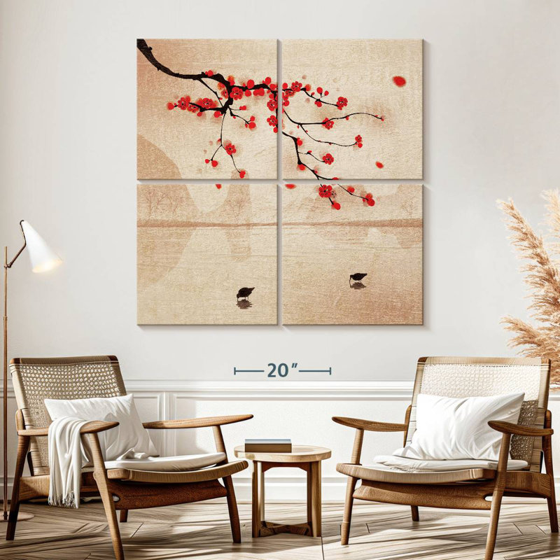 Harnek Cherry Blossom, 57" H x 57" W