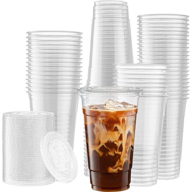 Smarty Had A Party 5 oz. Crystal Clear Plastic Disposable Party Cups (500 Ct)