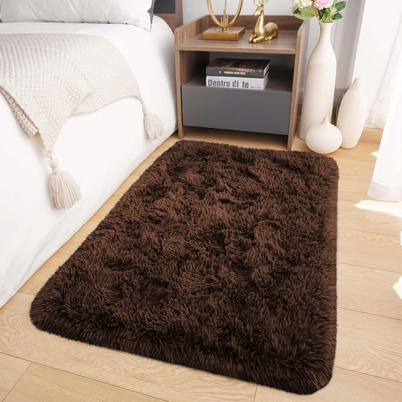 Tapis d'intérieur / extérieur brun Jenen, Rectangle 2 pi x 3 pi
