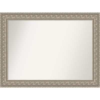 Sydney Silver Non-Beveled Framed Wall Mirror