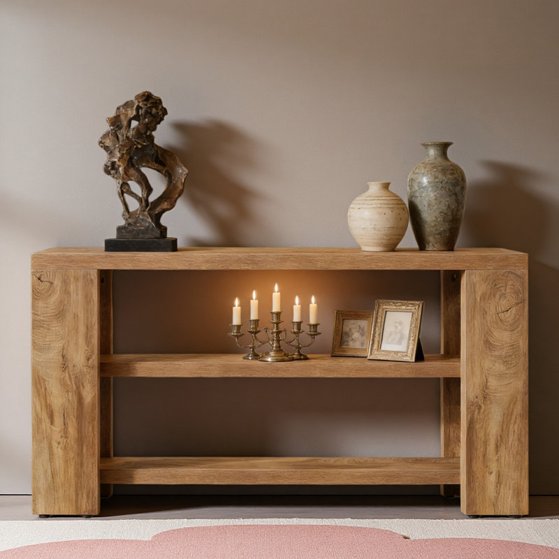 Sofa Table,3-Tier Side Table,Console Table
