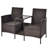 2 - Person Patio Conversation Set with Cushions-140880089