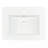 Wenty 24'' White Ceramic Rectangular Bathroom Sink