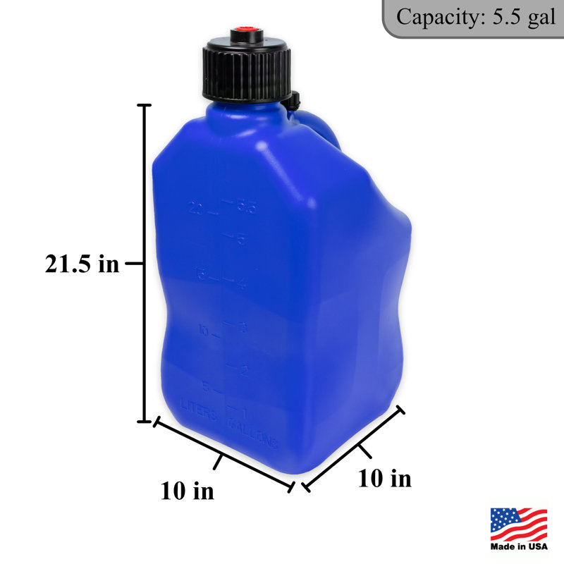 Pot de rangement polyvalent 5,5 gallons Bushman U-Jug - paquet de 4, Bleu