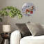 Horloge murale de Noël-Horloge-Avec-arbre-Cadeaux-Bougies - 12 po