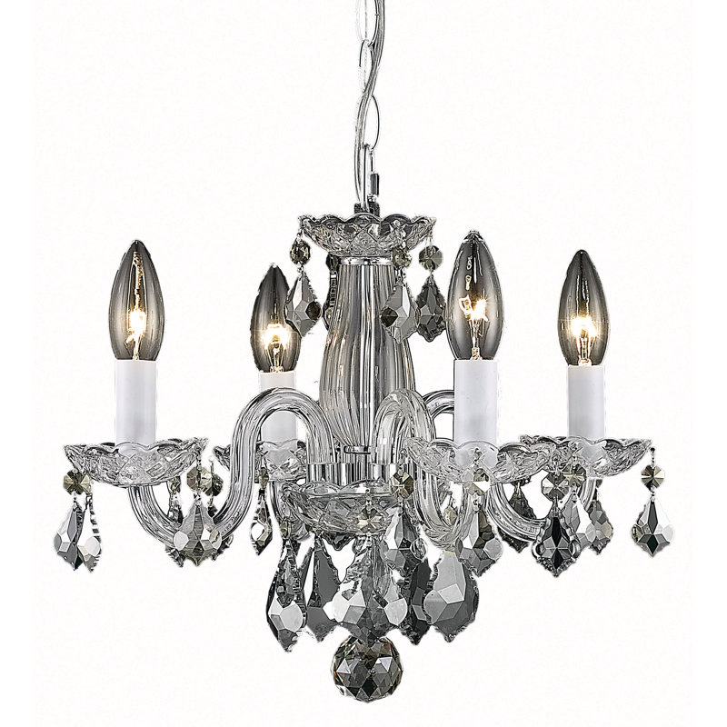 Duska 4 - Light Chandelier, Chrome