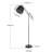 Latefah 70.86'' Black Arched/Arc Floor Lamp