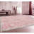 Isabelline Vintage Tabriz Wool Raspberrie Area Rug- 7'3'' X 9'