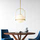 Arie Single Light Glass Dimmable Pendant