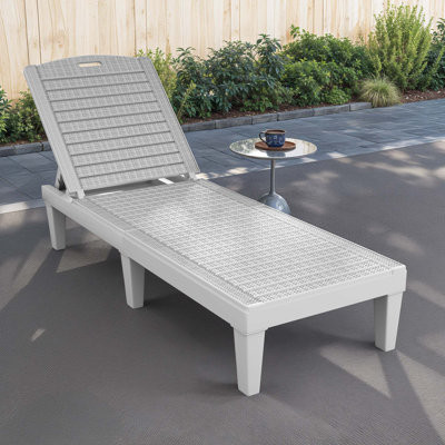 Outdoor Resin Chaise Loungeļ¼singleļ¼ by Ebern Designs