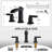 Widespread Bathroom Faucets With Metal Pop-up Drain-115669532