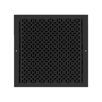 Achtek Air Supply Vent 16"x 16" Duct Opening (Overall 17-1/2"x 17-3/4") Solid Cast Aluminum Register