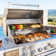 Spire 5-Burner Propane BBQ Grill Island with Rear Burner