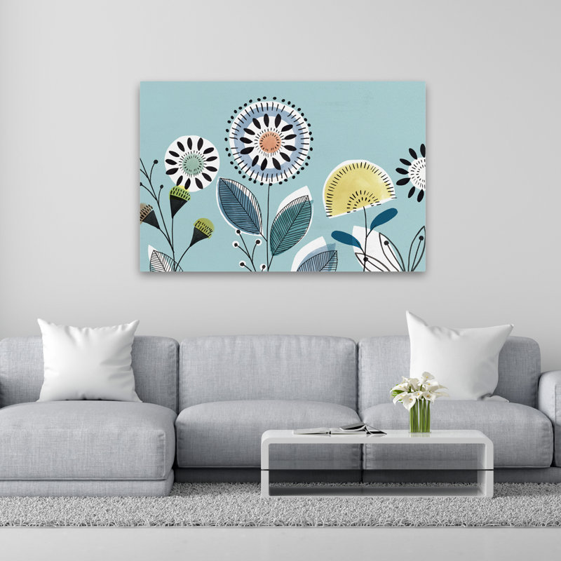 Plantes, fleurs, fleurs de Scandi II, H 40 po x l 60 po