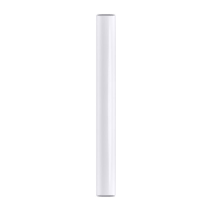 Down Rod for Atlas Fans - Gloss White, 18'' H X 1'' W X 1'' D