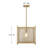 Stinnett 1-Light Pendant in Warm Brass