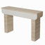 Console avec deux tiroirs à poignées dissimulées, table d'entrée