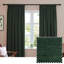 Soft Chenille Blackout Pencil Pleat Curtains-122809692-122809698