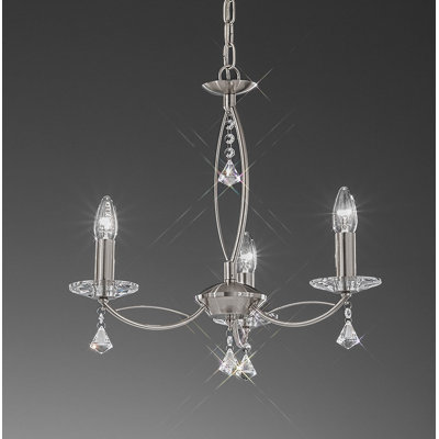 3 - Light Candle Style Chandelier