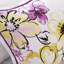 Édredon bleu floral pour lit simple / simple TG, doux et TG avec coussins brodés