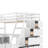Graettinger Kids Twin Loft Bed with Drawers-1221813582