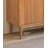 Nordic Red Oak Multifunctional Food Cabinet