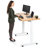 Adjustable Metal Base Standing Desk-60317192-60317186
