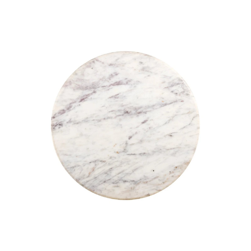Table de bar ronde 26 po, Blanc